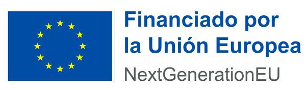 Logo a color de "Financiado por la Unión Europea, NextGenerationEU"